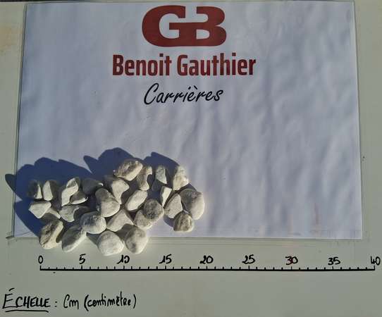 Image du produit Galets Blanc Carrare 15/25
