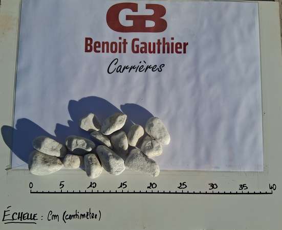 Image du produit Galets blancs carrare 25-40